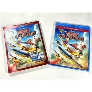 Disney Planes: Fire  Rescue Blu-Ray/DVD 2014 2-Disc Set New Factory Sealed